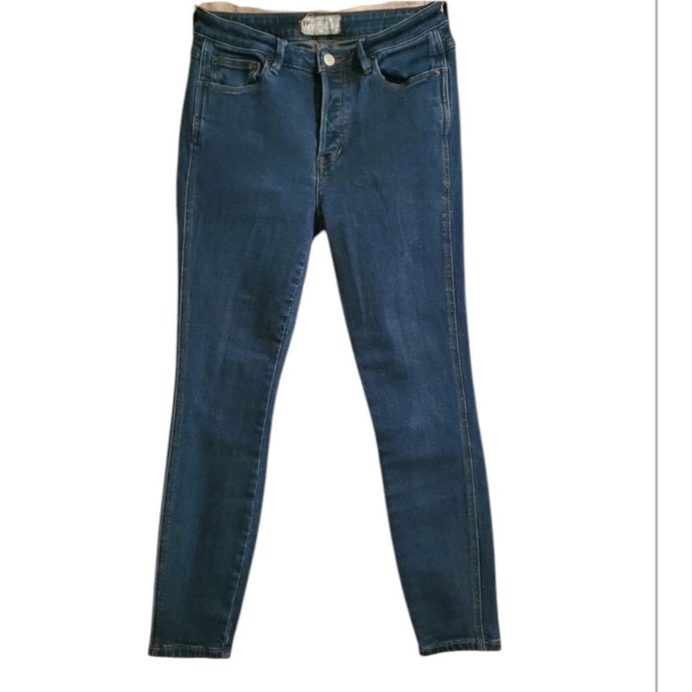Free People Payton Button Fly Jeans Medium Wash Size 27 - Picture 9 of 11